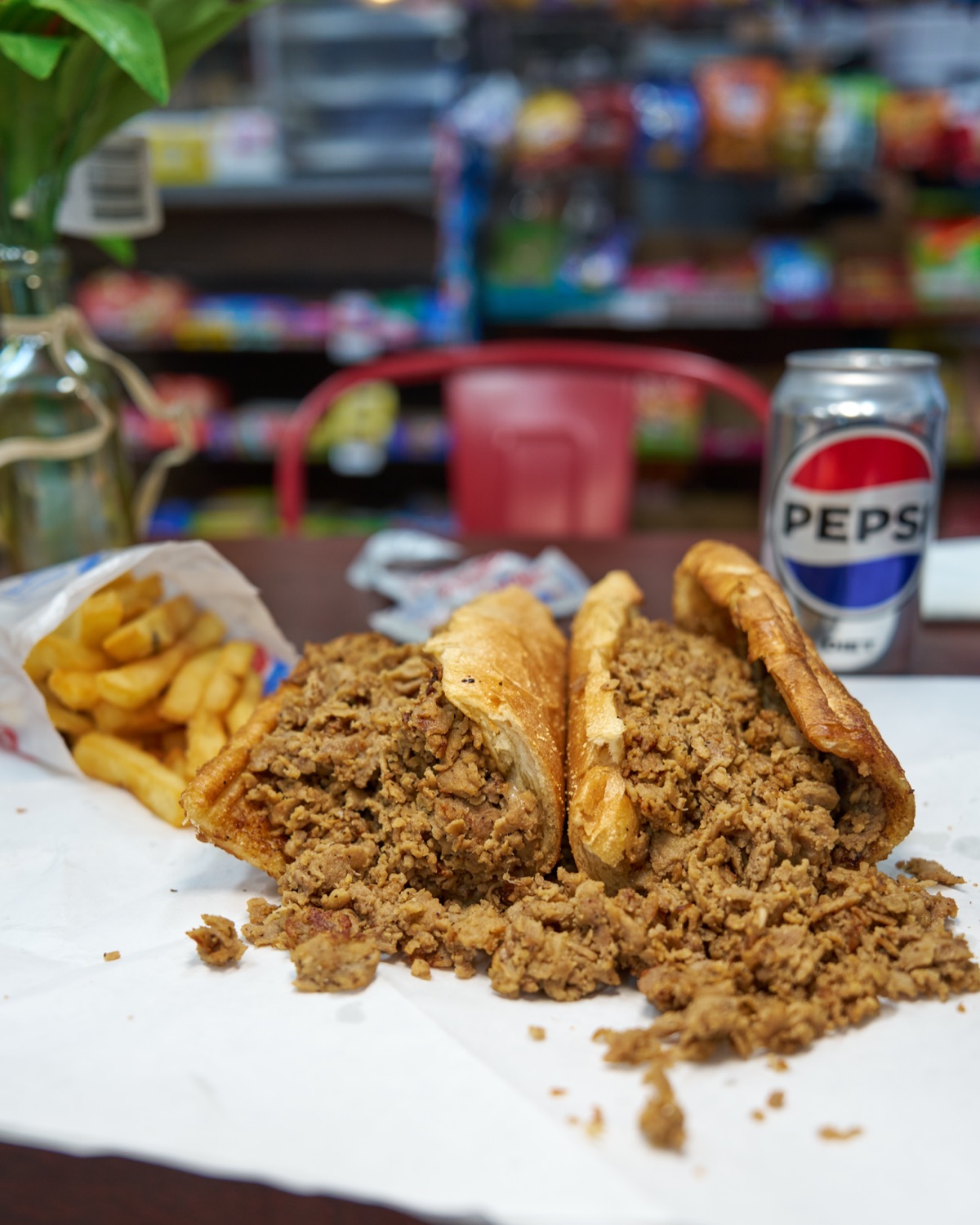 Philly cheesesteak on Maranto bread