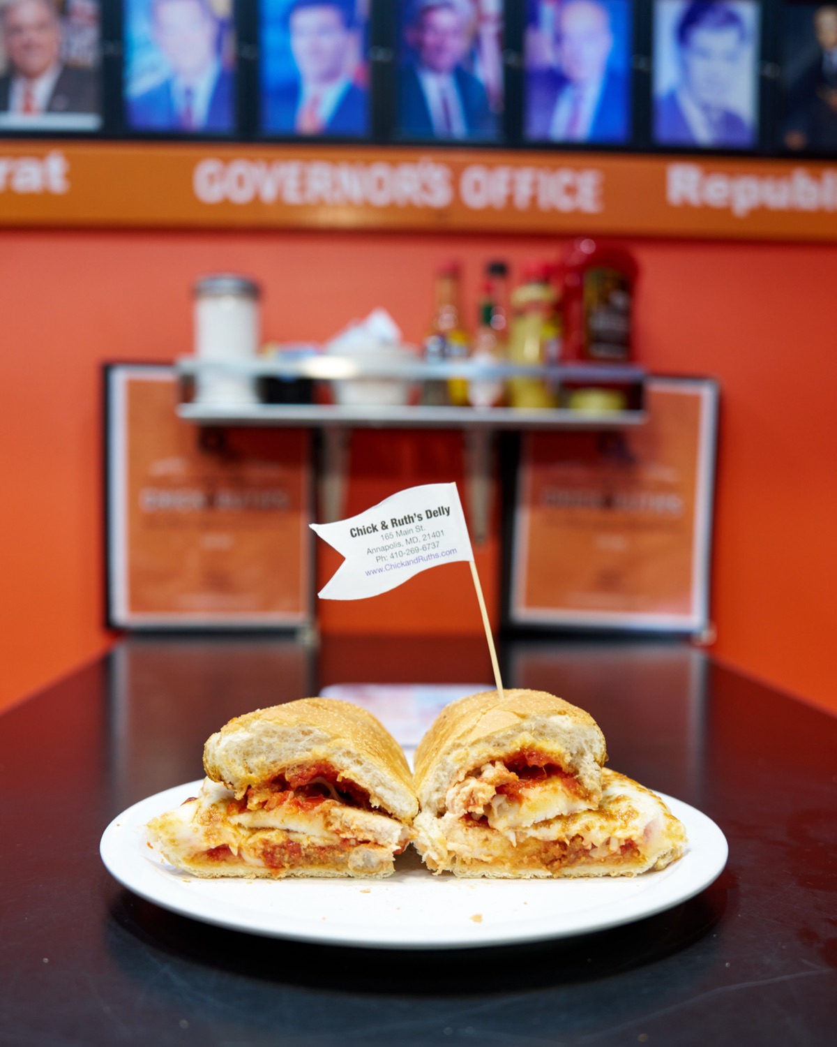 Chicken sandwich on Maranto bread