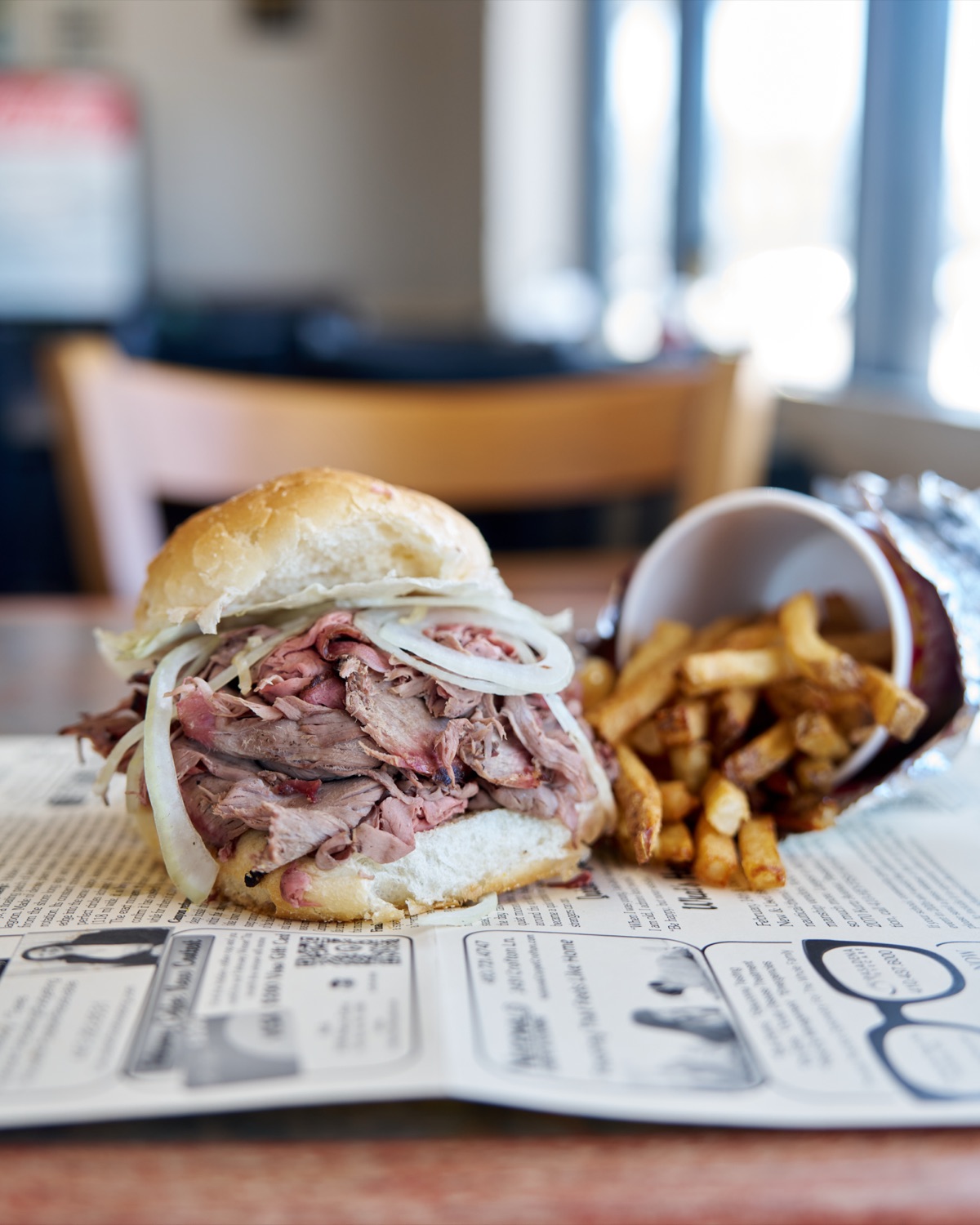 Pit beef on Maranto bread